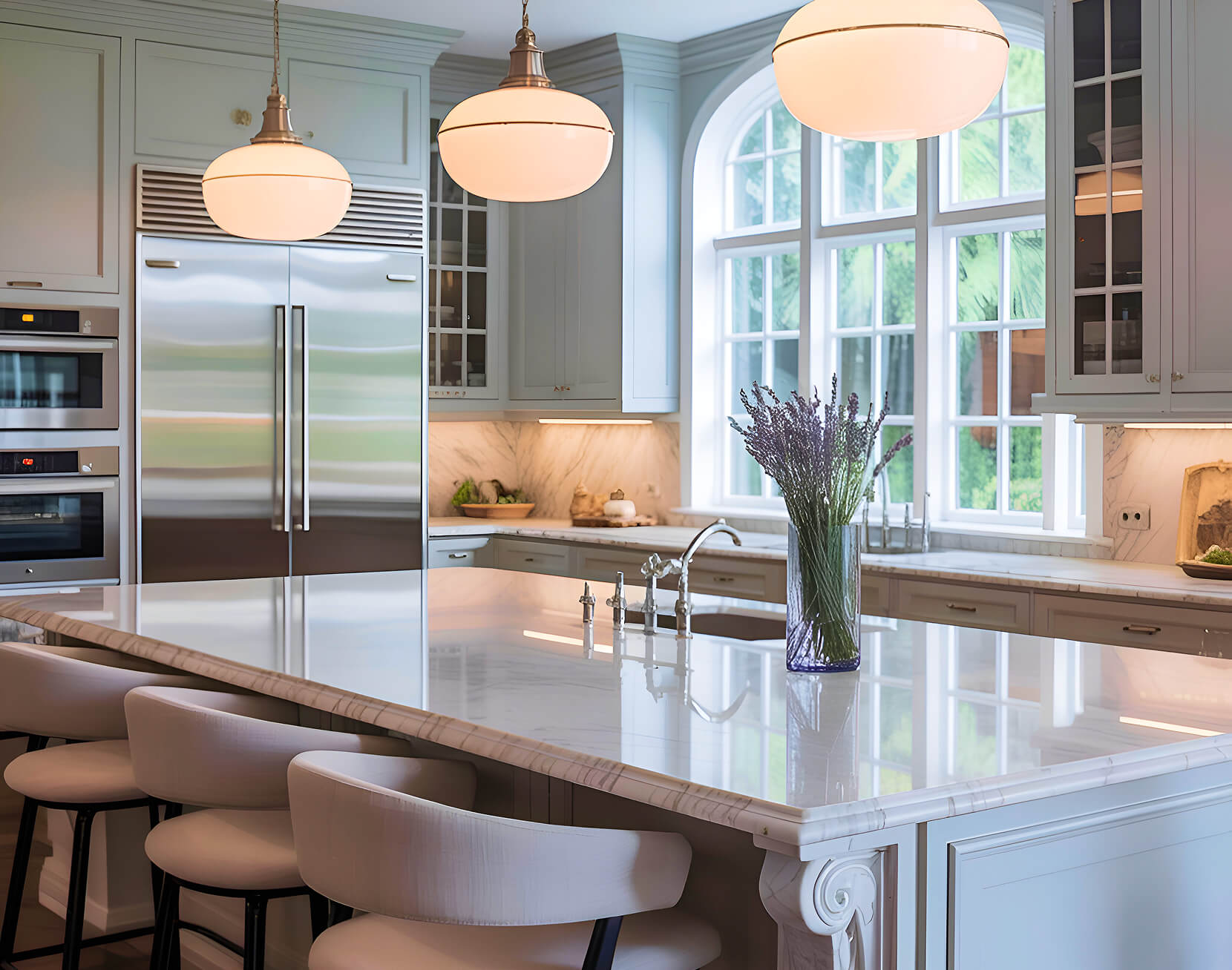 Interior renovation work in a residential property