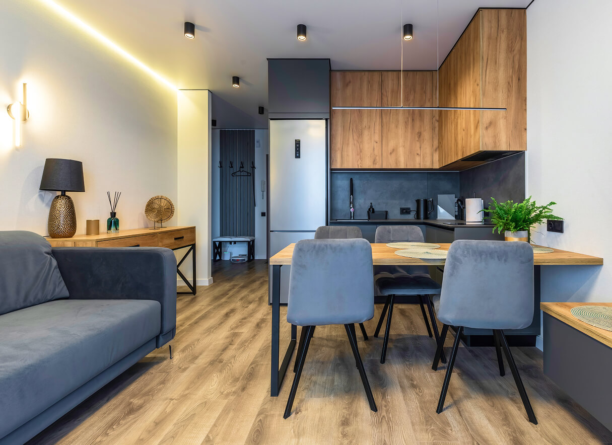 Residential renovation interior image
